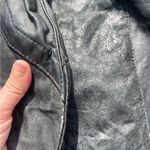 Vintage 1980s Venezia women’s lace leather jacket biker motorcycle 18/20 Black Photo 3