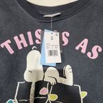 Snoopy ''This is as jolly as i get'' women's small Grayson/threads Gray Photo 3