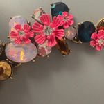 J.Crew Garden Posey Floral Necklace Rhinestones Floral Romantic Boho Cootagecore Photo 5