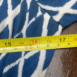 Anthropologie  HD in Paris Archipelago Blue White V-Neck Dress size 0P Photo 5