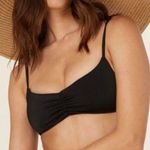 Aritzia Andie Swim Symi bikini top in smooth black size Medium Photo 0