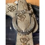 Jin Duo Sandals Womens Size 10 Brown Floral Buckle Slide Platform Shoes Photo 8