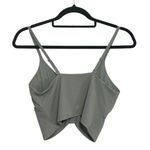 Athleta Cinch Longline Bra in Light Green - Size M Photo 2