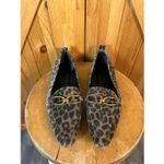Veronica Beard  Champlain Suede Chain Leopard Loafers Size 8M Photo 1