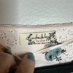 Free People  Chilled Out long sleeve cropped embroidered sweater Photo 3