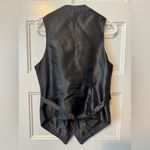 Norma Kamali  Charcoal Gray Pinstriped 
Women's Vest Size Medium Photo 1