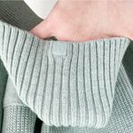 Lululemon  Cashlu Sweater Wrap Cardigan Size Medium Large Heathered Silver Blue Photo 8