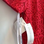 Maggy London  Red Lace Midi Dress Photo 5
