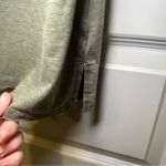 Time & Tru Green V Neck Flutter Sleeve Top size Large Photo 6