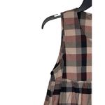 Hayden LA‎ Women Dress Embroidered Floral Plaid Sleeveless Multicolor Small Brown Photo 2