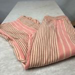 Soft Surroundings  embroidered women’s medium wide leg tassels boho pull on pants Photo 6