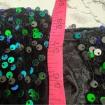 Lulus NWT Lulu’s Keep it Regal Green Iridescent Sequin Velvet Maxi Dress Sz L Photo 7