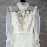 Beautiful Vintage 1970s Union Made Wedding Gown! Size 12 Photo 3