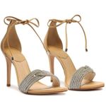 Schutz Revolve*  Andy Leather Open Toe Heels, Size 8 New in Box w/Dust Bag $158 Photo 1