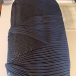 Tadashi Shoji | Sequin Black One-Shoulder Dress size 6 Photo 4