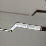 Fendi FF 0242/S SCB/NE Cat-Eye Sunglasses SILVER BLUE / Blue Gradient 52mm Photo 11