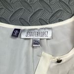 Jennifer Lopez  Women's See Through‎ Cream Long Sleeve Blouse Size XS Photo 2