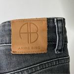 ANINE BING  Kara Skinny Jeans Women’s Size 24 Gray Distressed Raw Hem Button Fly Photo 7