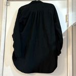 CP Shades  Womens Black Tunic Shirt Dress Micro Corduroy Long Sleeve Lagenlook XS Photo 3