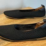 Everlane Street Black Knit Ballet Flats Size 6 | Minimalist Slip-On Shoes Photo 2