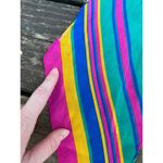 Liz Claiborne  scarf oblong blue pink yellow Photo 7
