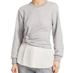 3.1 Phillip Lim Twist Detail Pleated Peplum Long-Sleeve Top, Size S Retail $375 Photo 11