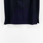 EMILY DANIELL 100% Wool Vintage Black Pencil Mini Skirt Size 10 Photo 1