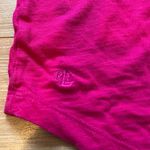 Ralph Lauren Lauren  pink v neck top with gold buttons on shoulders size medium Photo 5