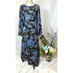 Free People Melrose Bell Sleeve Floral Maxi Dress Night Combo 2 Photo 8