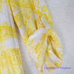 Chico's New!  Tiered Paisley Maxi Dress‎ yellow, Chico size 0, US size S/4 Photo 6