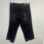 Judy Blue High Rise Button Fly Wide Leg Crop Jeans- Ivory Gem size 18 W Photo 3