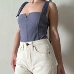 Free People X Intimately FP Lola Bodysuit in Icelandic Blue  Photo 0