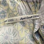 April Cornell Maxi Skirt Womens Small Blue Yellow Floral‎ Boho Buttons Stretch S Photo 10