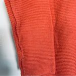 Loft MERONA Ribbed Knit 3/4 Sleeve Sweater Blouse Top - Salmon/Coral Pink | Size: M Photo 2