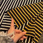 Fine Cotton Striped Black and Yellow T Photo 6