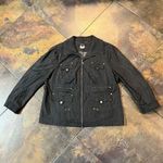 City Girl Lifestyle Black Denim Jacket XL Black Photo 2