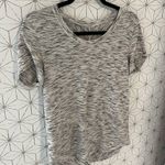 Lululemon Marled Gray Tissueweight Run Tee Photo 1