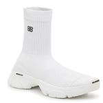 Balenciaga Speed 3.0 Knit High Top Sock Sneakers in White, Size 40 NEW in Box Photo 3