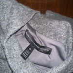 White House | Black Market Women's  Sweater mock  Neck Dress, Size medium, Gray Photo 4