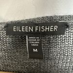 Eileen Fisher  Alpaca Blend‎ Drape Neck Sweater Gray Merino Wool Knit Medium Photo 5