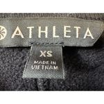 Athleta  Victory Oversized Sweatshirt Dress, BLACK SIZE XS  Extra Small Photo 9