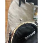 Vintage Black Draped Beaded Minaudière Mini Bag Photo 7