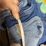 Wild Fable  Super High Rise Cuffed Cotton Blend Shorts Embroidered Flowers Sz 22 Photo 12