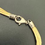 Vintage Sterling Handcrafted Glass Donut O Photo 8