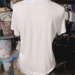 Michael Kors Women's  yellow floral MK Logo T-Shirt - white - size M new with tag Photo 3