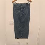 LIONESS  Barbie‎ Split Midi Jeans Skirt in Blue Sz S Photo 3
