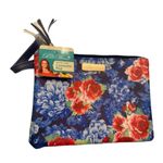The Pioneer Woman Heritage‎ Floral Cosmetic Bag Blue Photo 0