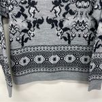 Diane Von Furstenberg Vintage  Sweater Ski Double Mock Neck Knit‎ Floral Photo 1