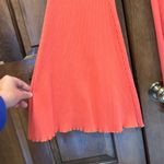 Aerie NWT Kick-It Ribbed High Waisted Super Flare Pant Size Medium Coral Pull On Photo 1