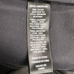 Good American Black High Rise Wide Leg Vegan Faux Leather Pants 5 Pocket Size 18 Photo 8